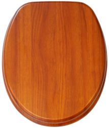 Sanilo WC-Sitz Mahagoni, mit Absenkautomatik günstig online kaufen