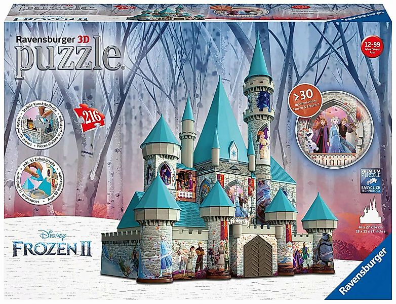 Disney Frozen 2 / Die Eiskönigin 2: Schloss - 216 Teile 3d Puzzle günstig online kaufen