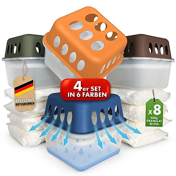 Floordirekt Luftentfeuchter 4er-SET Nachfüllbar & wiederverwendbar, günstig online kaufen