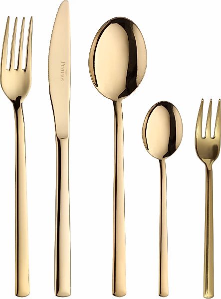 PINTINOX Besteck-Set "Synthesis Treasure Gold" Optik Gold PVD Beschichtung günstig online kaufen