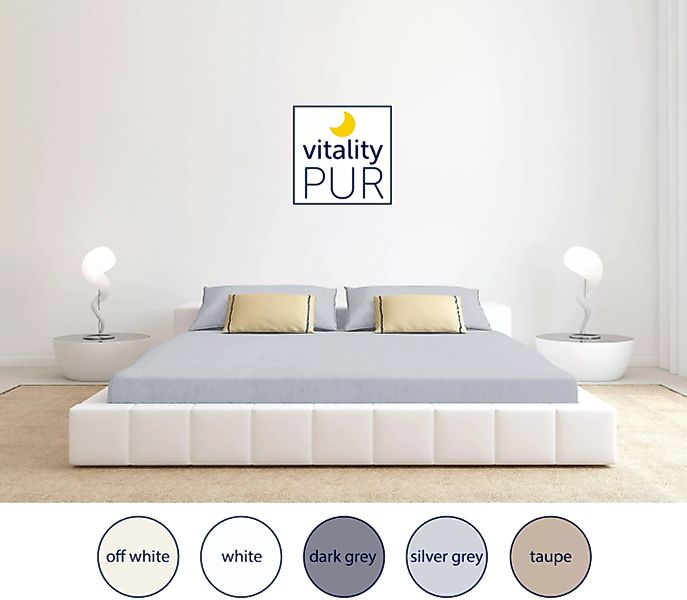 Vitality Pur | 2er-Set Spannbettlaken Jersey Split günstig online kaufen