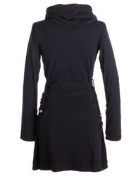Vishes Jerseykleid Kleid mit langem Kapuzenkragen günstig online kaufen