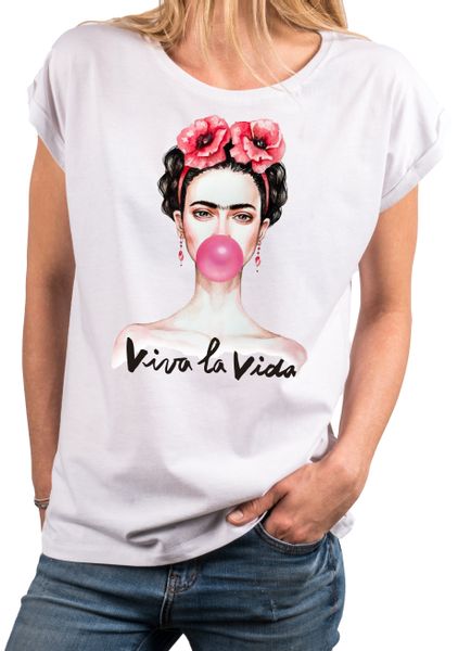 MAKAYA T-Shirt Damen-Top mit Pusteblumen-Print – günstig online kaufen