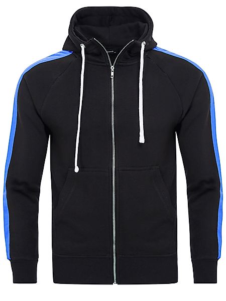 Pittman Kapuzensweatjacke Retro Zipper Hoodie Stripe günstig online kaufen
