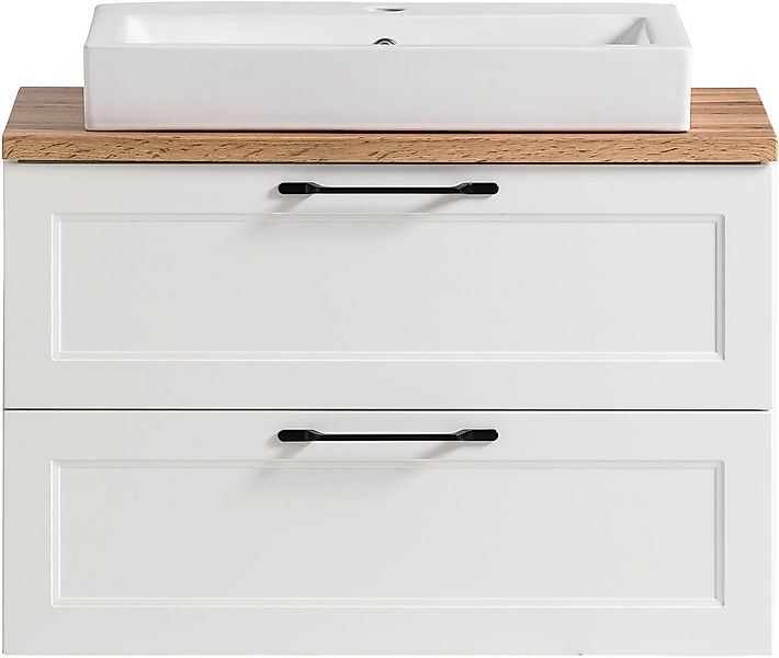 welltime Waschtisch Lana, Badmöbel inkl. Waschbecken, 80 cm breit günstig online kaufen