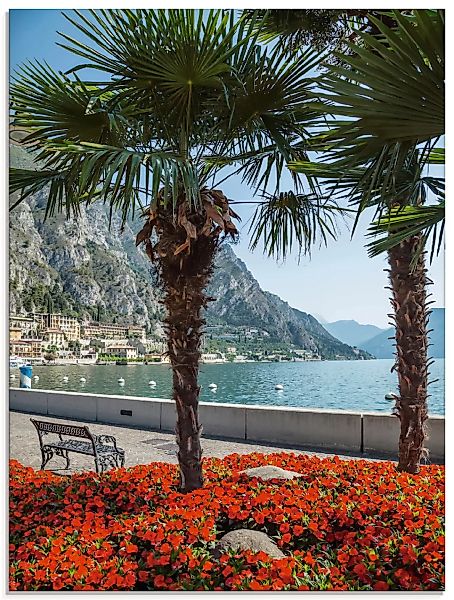 Artland Glasbild "Gardasee Limone sul", Europa, (1 St.) günstig online kaufen