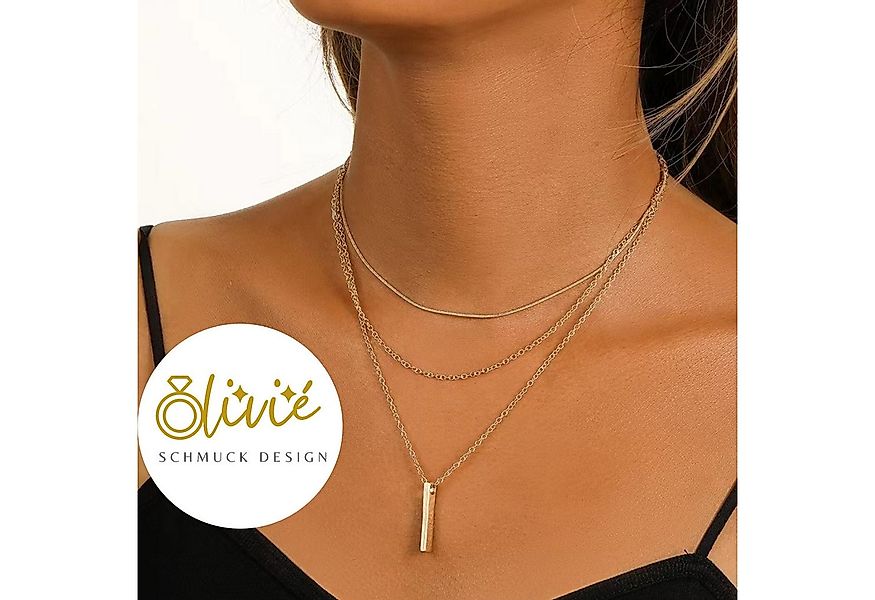 XCOAST Edelstahlkette XCOAST Damen-Halskette aus Edelstahl, schlichte Elega günstig online kaufen