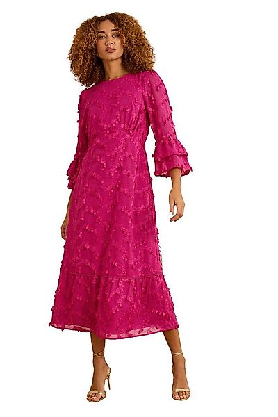 Love & Roses Midikleid Love & Roses Midikleid mit Trompetenärmeln Regular ( günstig online kaufen