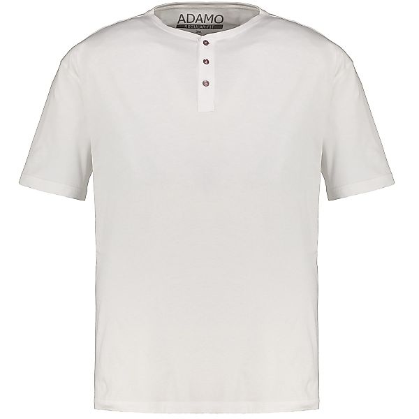 ADAMO T-Shirt mit Serafinokragen Farbe weiß Größe: 3XL günstig online kaufen