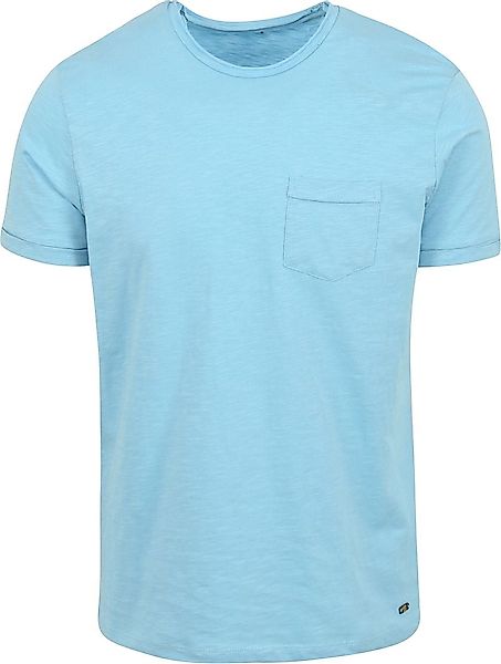 No Excess T-Shirt Slubs Hellblau - Größe L günstig online kaufen