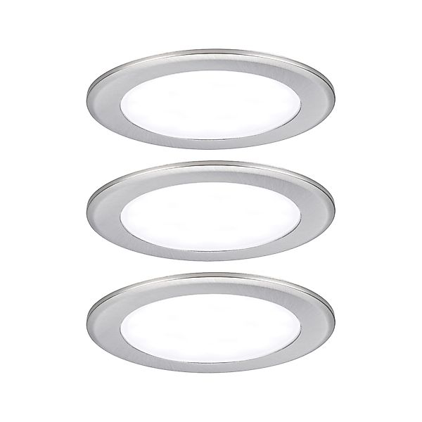 Paulmann "LED Möbeleinbauleuchten 3er-Set rund 65mm 3x2,5W 3x180lm 230/12V günstig online kaufen