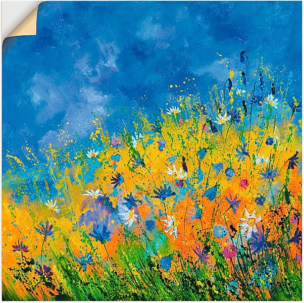 Artland Wandbild "Wildblumen", Blumenwiese, (1 St.), als Leinwandbild, Wand günstig online kaufen