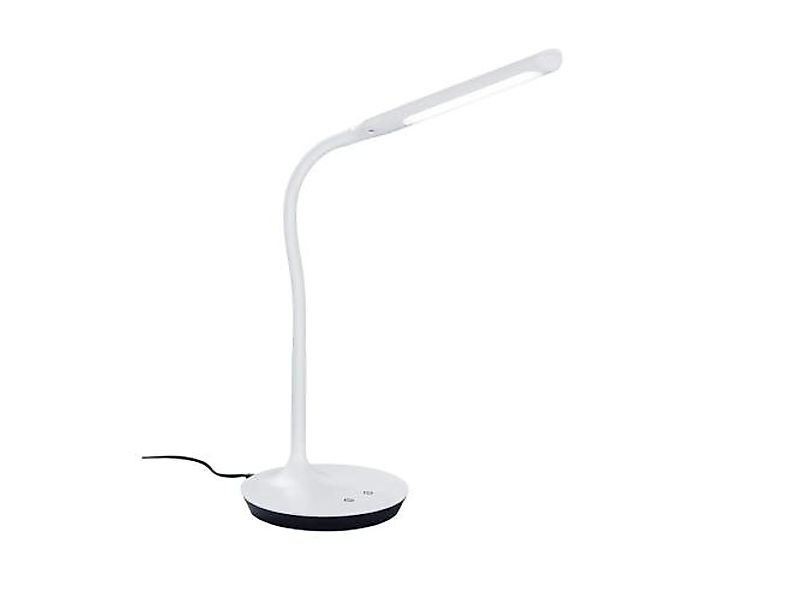 LED-TOUCH-Tischleuchte inkl. 4-fach TOUCH Matt 1 Stück Kunststoff Weiß günstig online kaufen