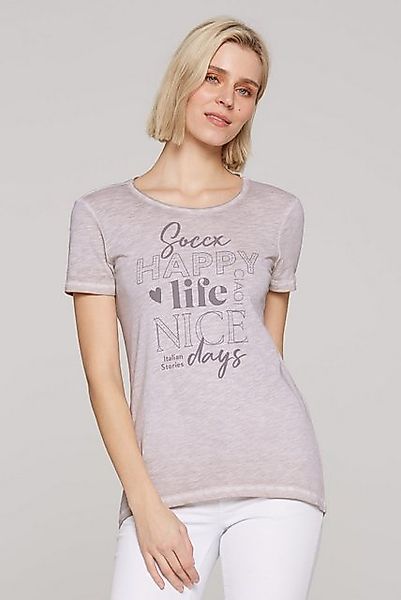SOCCX Rundhalsshirt aus Baumwolle günstig online kaufen