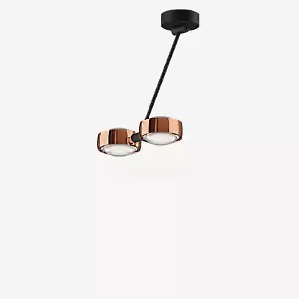 Occhio Sento Soffitto Doppio 40 Up D Deckenleuchte LED 2-flammig, Kopf rosé günstig online kaufen