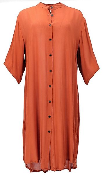 Guru-Shop Midikleid Boho Hemdkleid, lange Viscose Crepe Tunika -.. alternat günstig online kaufen