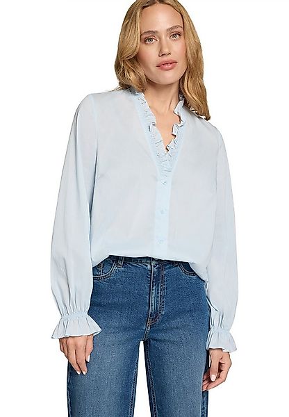Zero Klassische Bluse Damen mit Rüschen günstig online kaufen