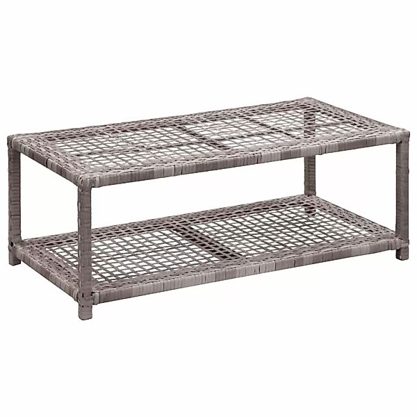 Schuhbank Grau 80 X 40 X 30 Cm Poly Rattan günstig online kaufen