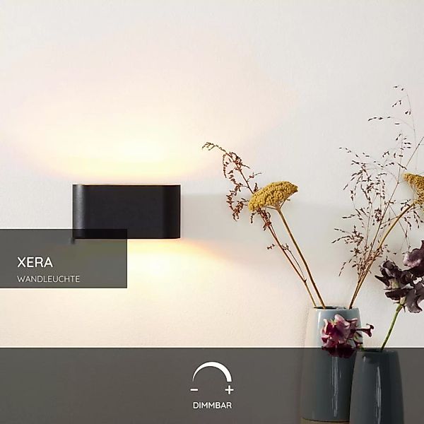 Wandleuchte Xera in schwarz, G9 günstig online kaufen