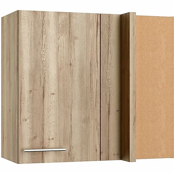 Optifit Eckoberschrank Erik290 80/45 x 70,4 x 34,9 cm Wildeiche günstig online kaufen