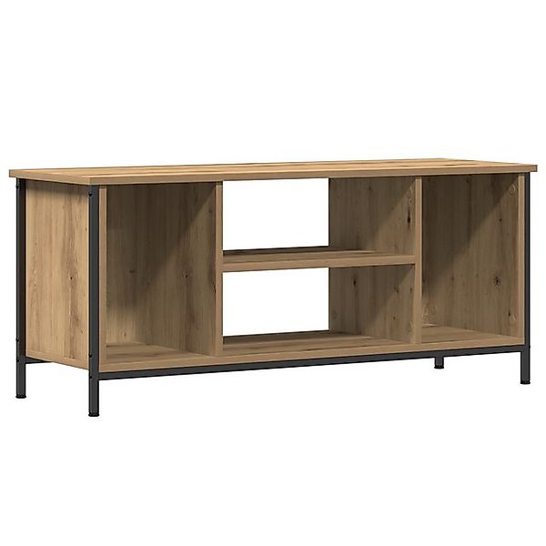 vidaXL TV-Schrank TV-Ständer Eichenholz Technisches Holz, Metall 102 x 35 x günstig online kaufen