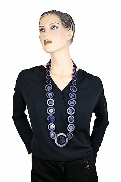 COLLEZIONE ALESSANDRO Lange Kette "Annalena", mit unterschiedlichen Holzsch günstig online kaufen