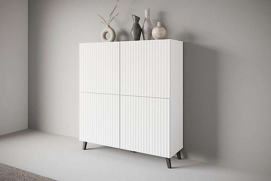 INOSIGN Highboard Phuket, Front MDF, moderne Kommode mit 4 Türen und 8 Fäch günstig online kaufen
