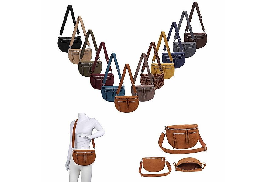 ITALYSHOP24 Bauchtasche Damen Gürteltasche Hüfttasche Bodybag Handytasche U günstig online kaufen