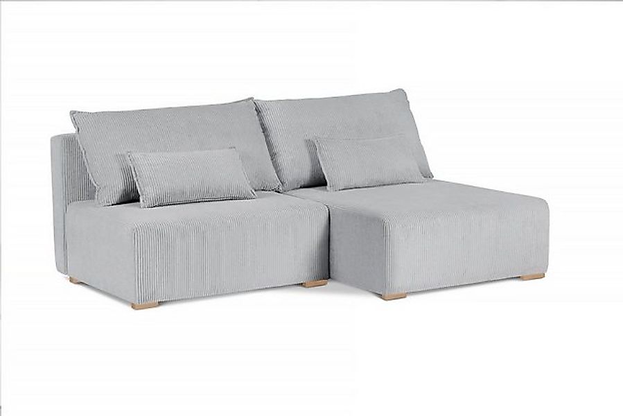 Beautysofa Polsterecke mit Schlaffunktion FLUFFY, 210 cm Polsterecke, mit B günstig online kaufen