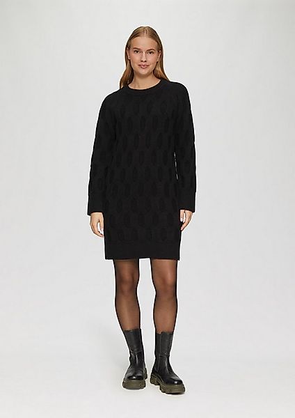s.Oliver Minikleid Kleid Kleid mit Strickmuster günstig online kaufen