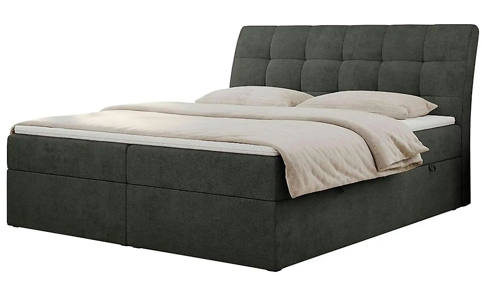 Boxbett mit Bettkasten Diegos ¦ grau ¦ Maße (cm): H: 118 Betten > Komfortbe günstig online kaufen