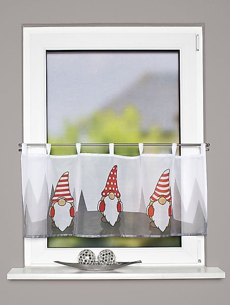 HOME WOHNIDEEN Scheibengardine IMPALO, Schlaufen (1 günstig online kaufen