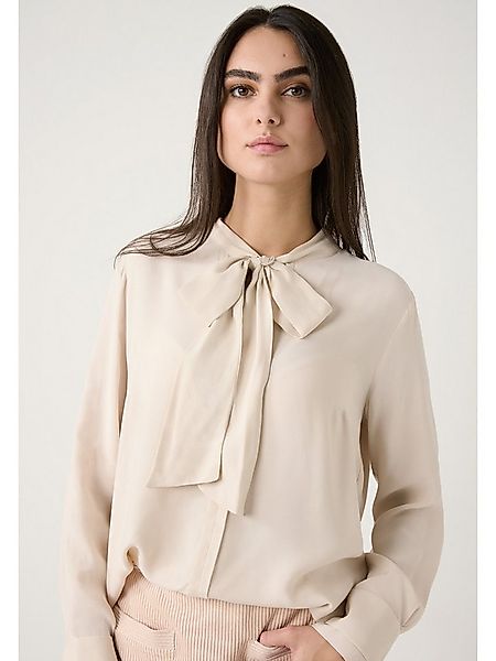 MORE&MORE Langarmbluse elegante Schluppenbluse günstig online kaufen