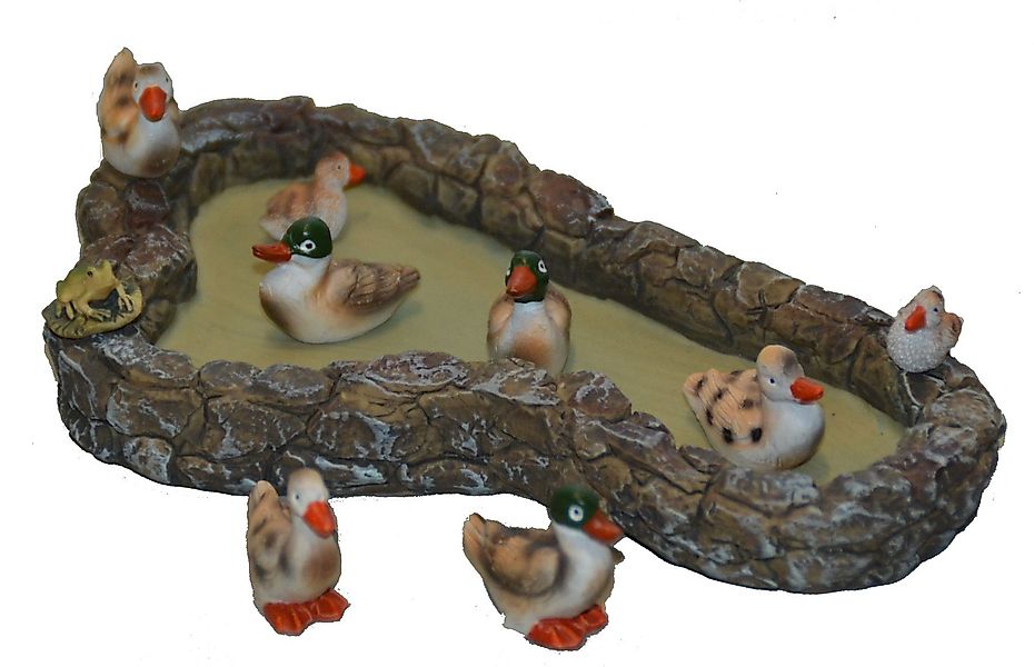 Alfred Kolbe Krippen-Zubehör, Teich mit Frosch günstig online kaufen