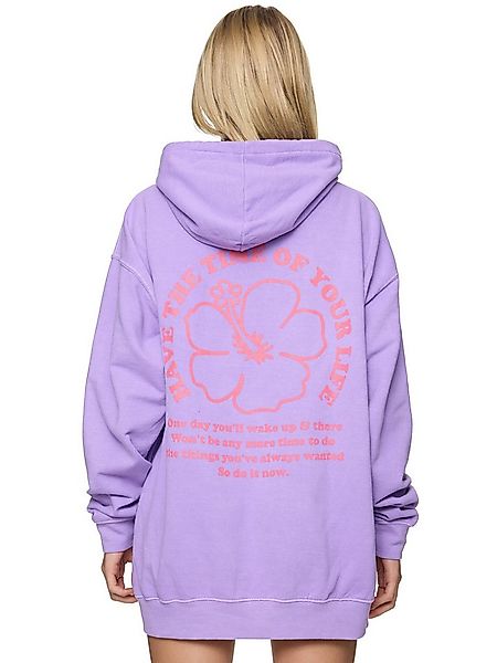 Worldclassca Hoodie Worldclassca Oversized FLOWER Print Hoodie Kapuzenpullo günstig online kaufen
