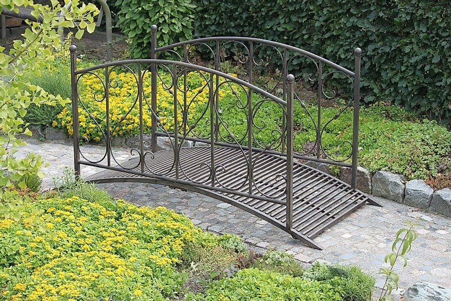Garden Pleasure Zierbrücke, Stahl Gartenbrücke Teichbrücke günstig online kaufen