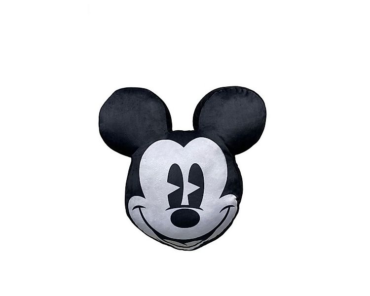 Disney Dekokissen Mickey Mouse Geformter Velours Dekokissen Kuschelkissen günstig online kaufen
