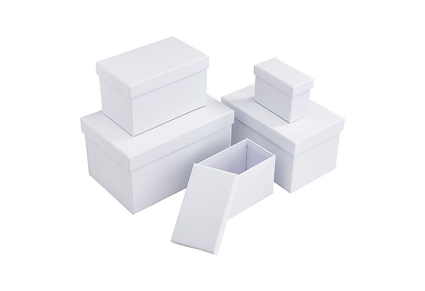 VBS Aufbewahrungsdose Rechteckig, 5er-Set günstig online kaufen