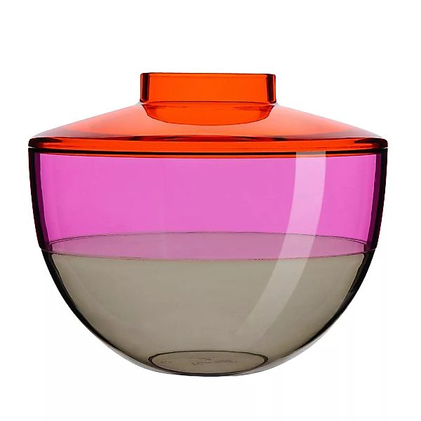 Kartell - Shibuya Vase - orange/violett/rauchgrau günstig online kaufen