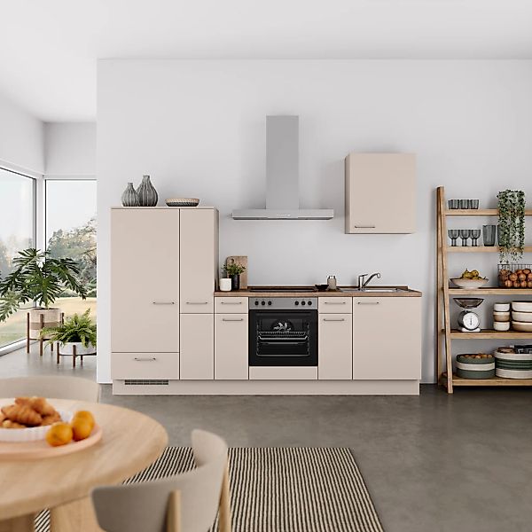 nobilia® Küchenzeile »"Laser I", Ausrichtung wählbar, Breite 270 cm« vormon günstig online kaufen