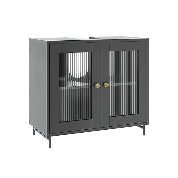 Vicco Waschbeckenunterschrank Malte, Grau, 60 x günstig online kaufen