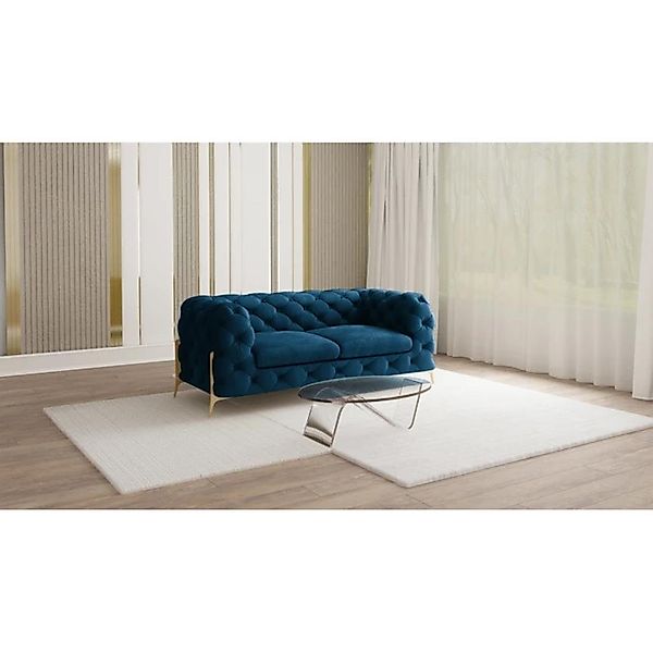 S-Style Möbel Chesterfield-Sofa 2 -Sitzer Ashley günstig online kaufen