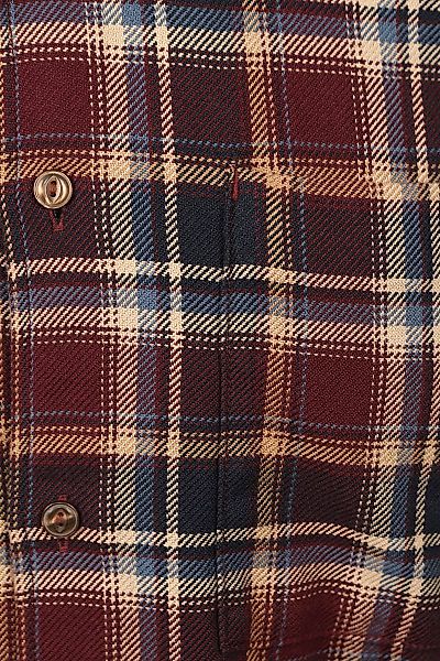 Marc O'Polo Kariertes Hemd Bordeaux - Größe XL günstig online kaufen