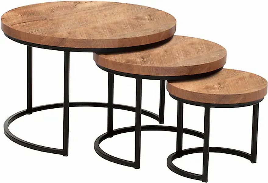 OMG Design Couchtisch »Hugo« 3 Stk. tlg. im 3er Set, variabel stellbar günstig online kaufen