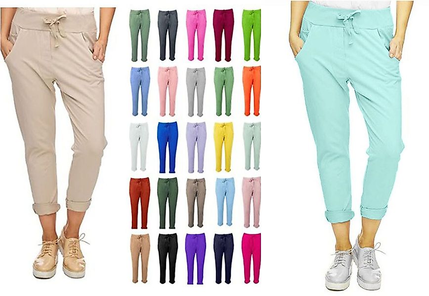 Wendy Trendy Jogger Pants Damen Jogger Hose Baggy in vielen verschiedenen F günstig online kaufen