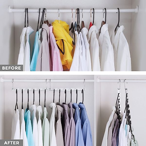 House Day Mehrfach-Kleiderbügel platzsparende Kleiderbügel, Garderobe günstig online kaufen