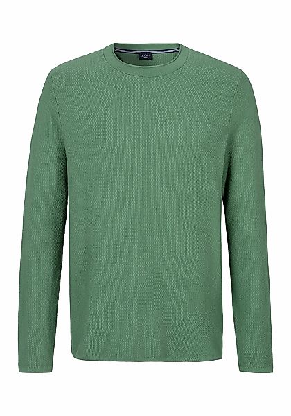 Joop Jeans Rundhalspullover "Hajon" mit Strukturmuster günstig online kaufen