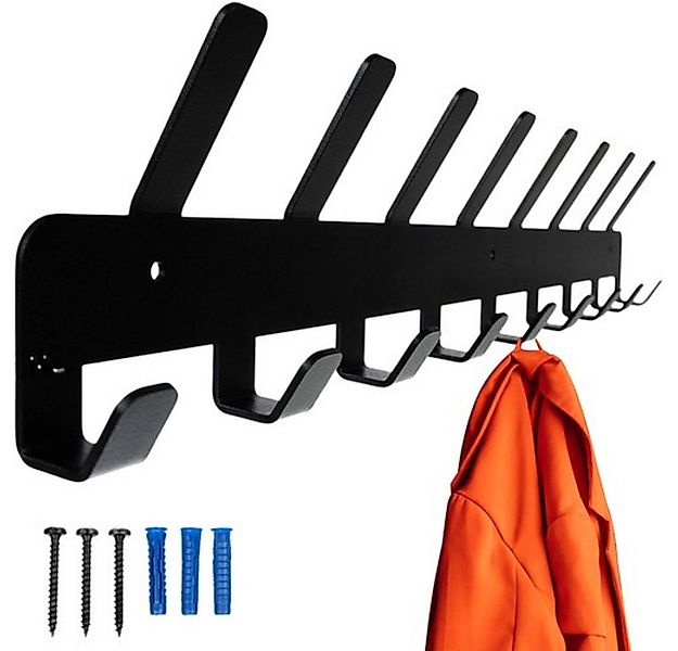 ISO TRADE Garderobenleiste Hakenleiste Kleiderhaken Wandhalter (Spar-Set, 1 günstig online kaufen
