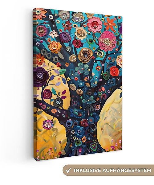 OneMillionCanvasses® Leinwandbild Baum - Lebensbaum - günstig online kaufen