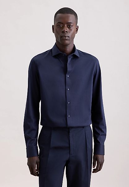 seidensticker Businesshemd "Schwarze Rose" Slim 1/1 Kentkragen Uni günstig online kaufen